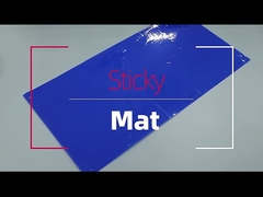 সংখ্যাযুক্ত কোণার ট্যাব সহ 30 স্তরের সহজ খোসা ছাড়ানো পলিথিন শীট LDPE ফ্লোর ম্যাট